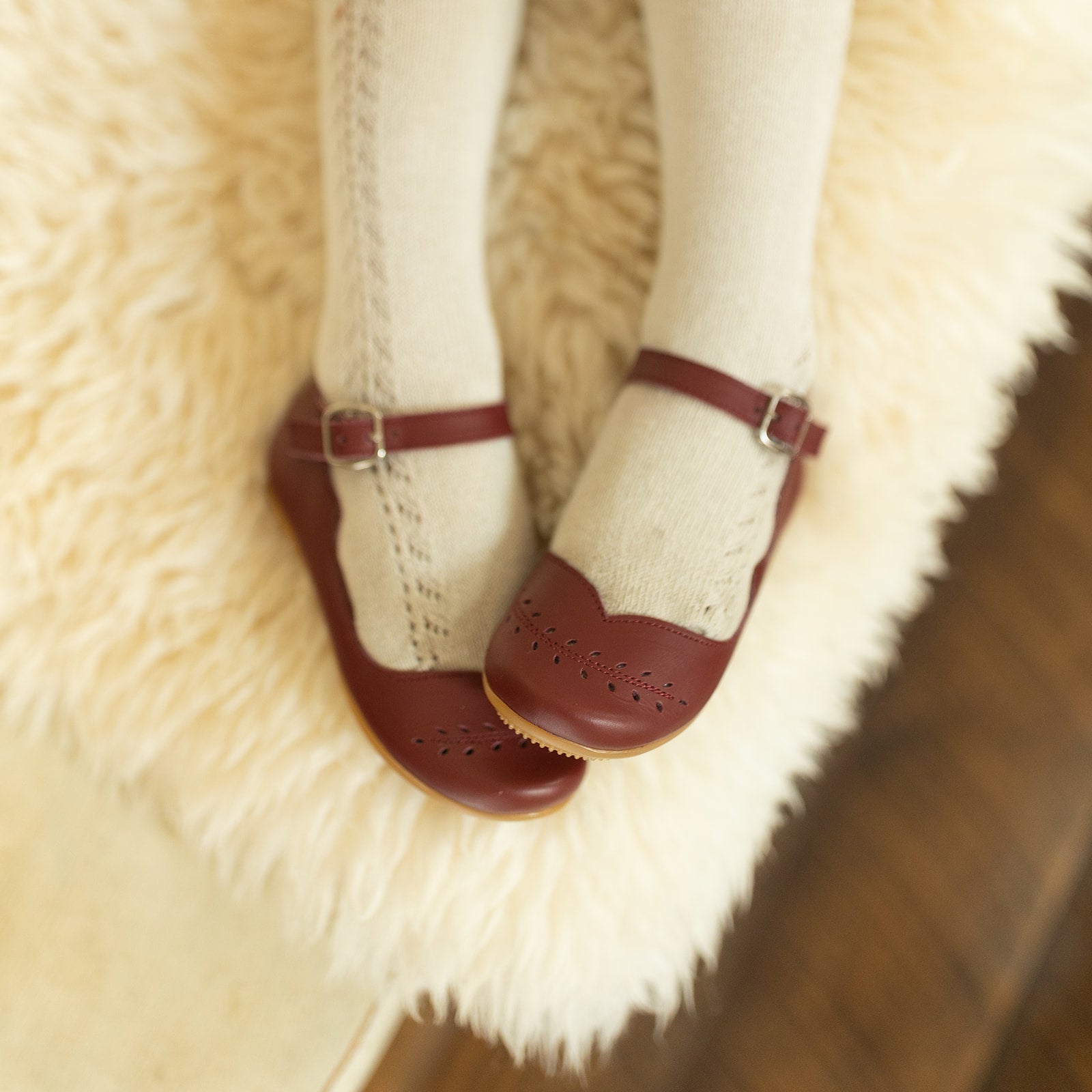 Cosecha Children's Leather Mary Janes