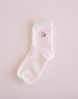 Embroidered Crew Socks