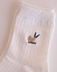 Embroidered Crew Socks