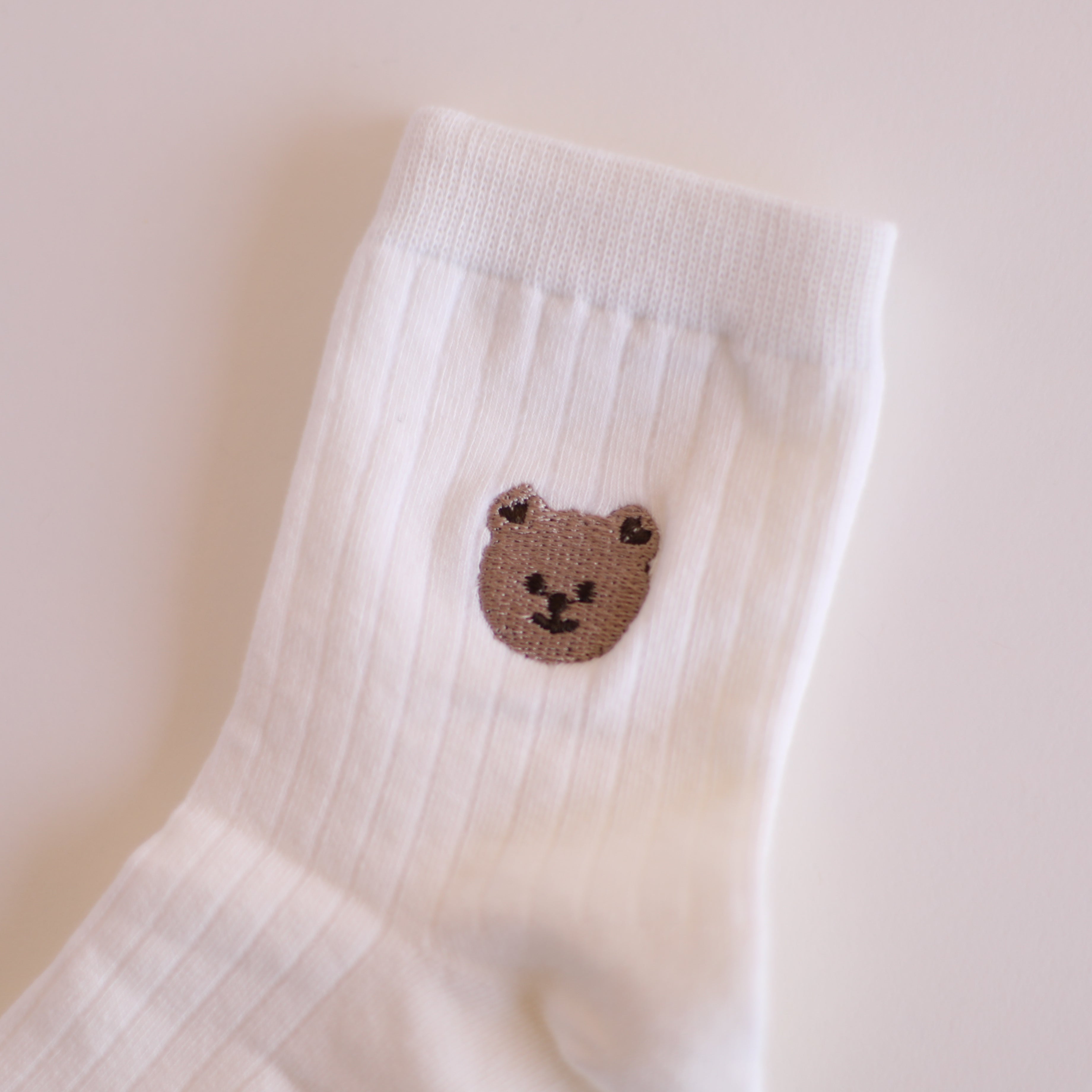 Embroidered Crew Socks