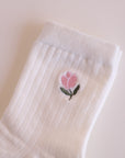 Embroidered Crew Socks