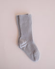 Ribbed Crew Socks