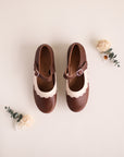 Espresso Marily Mary Janes {Women's Leather Shoes}