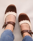 Espresso Marily Mary Janes {Women's Leather Shoes}