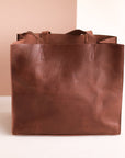 Heritage Leather Tote {Espresso}