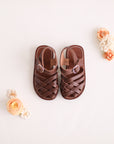 Espresso Isla {Children's Leather Sandals}