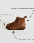 SECONDS Espresso Ophelia {Children's Leather Boots}