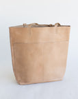 Leather Tote {Oat}