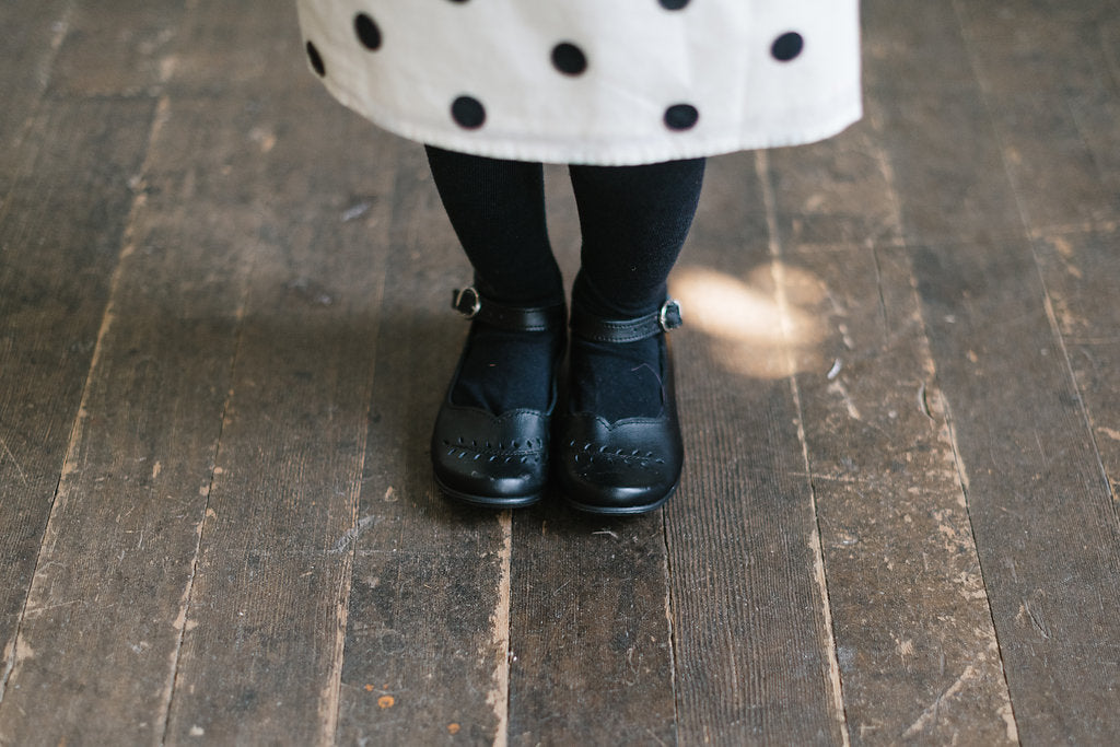 Black Cosecha Mary Janes Children s Leather Shoes Adelisa Co