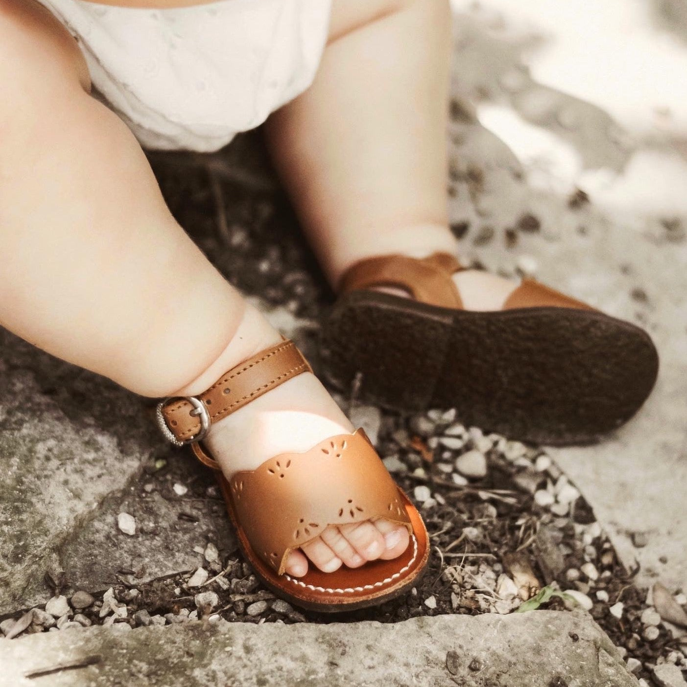 Infant leather online sandals